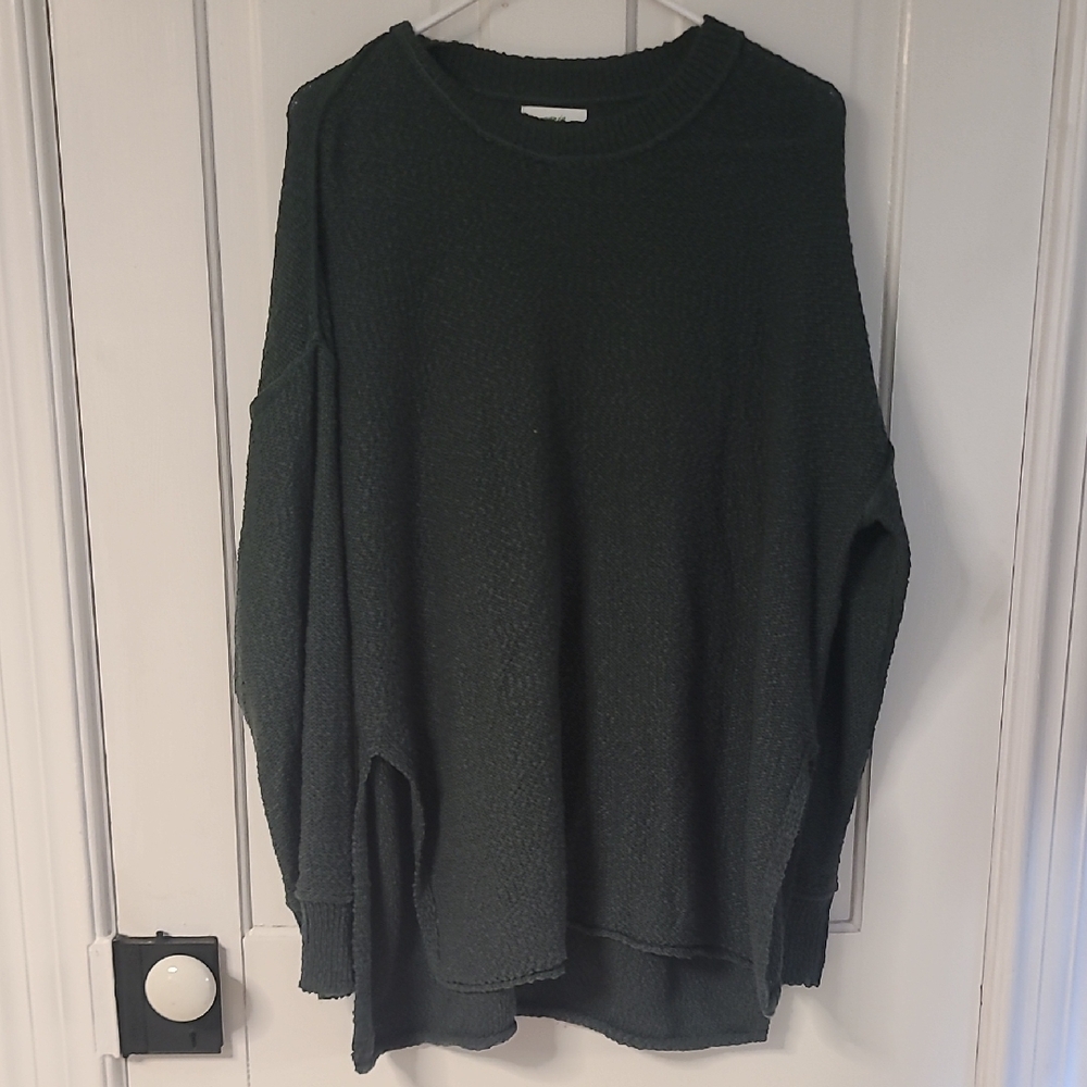 Aerie Forest Green Knit Sweater